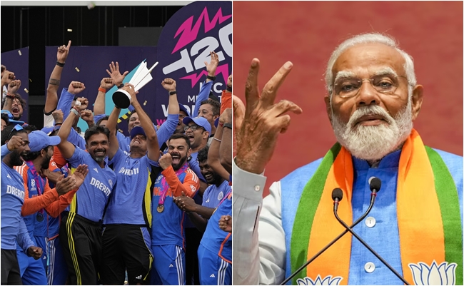 உலகக் கிண்ணத்துடன் நாடு திரும்பிய வீரர்கள் – பிரதமர் மோடியையும் நேரில் சந்தித்தனர்