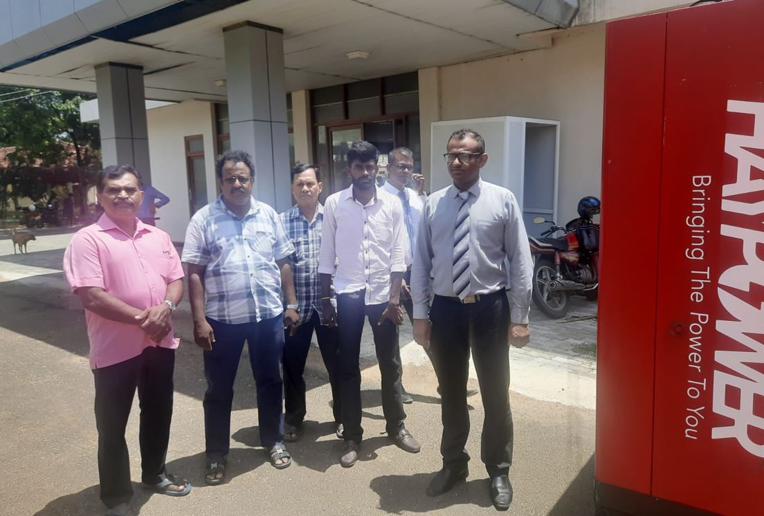 சாவகச்சேரி வைத்தியசாலைக்குத் தற்காலிக மின்பிறப்பாக்கி கையளிப்பு!