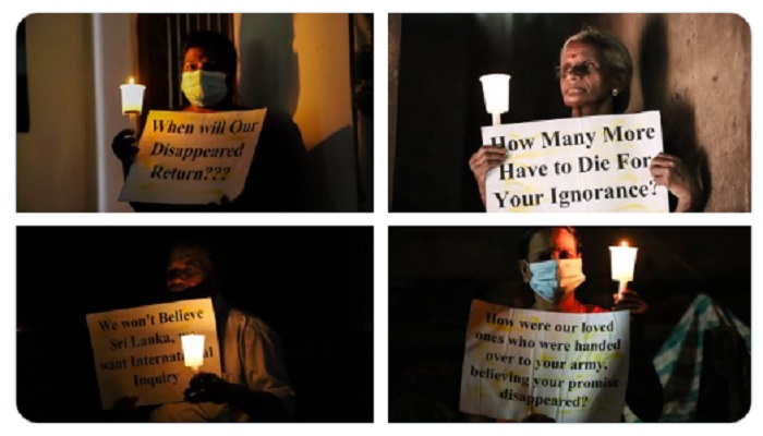 காணாமல் ஆக்கப்பட்டவர்களின் சர்வதேச தினம்: வீடுகளில் இருந்தவாறு உறவுகள் போராட்டம்