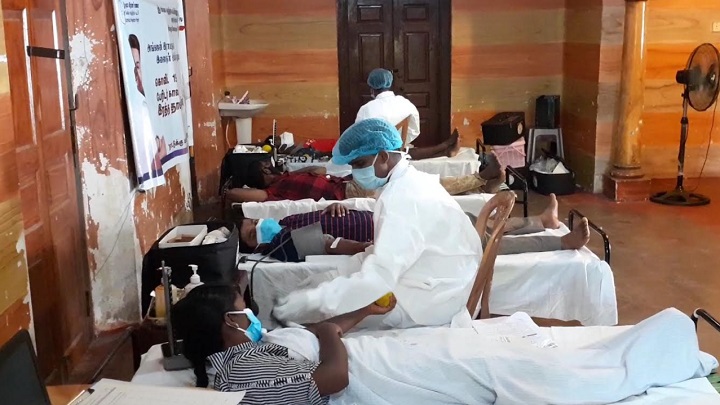 ஸ்ரீலங்கா சுதந்திரக் கட்சியின் 70 ஆவது ஆண்டு விழாவை முன்னிட்டு இரத்ததான நிகழ்வு