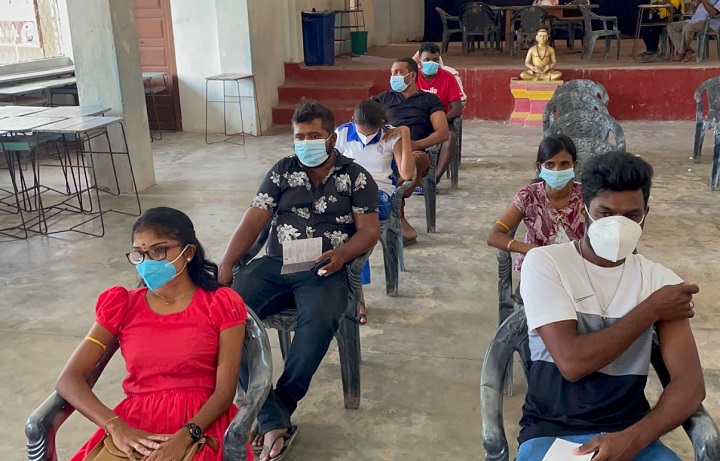 மன்னாரில் பைஸர் தடுப்பூசி செலுத்தும் நடவடிக்கை முன்னெடுப்பு