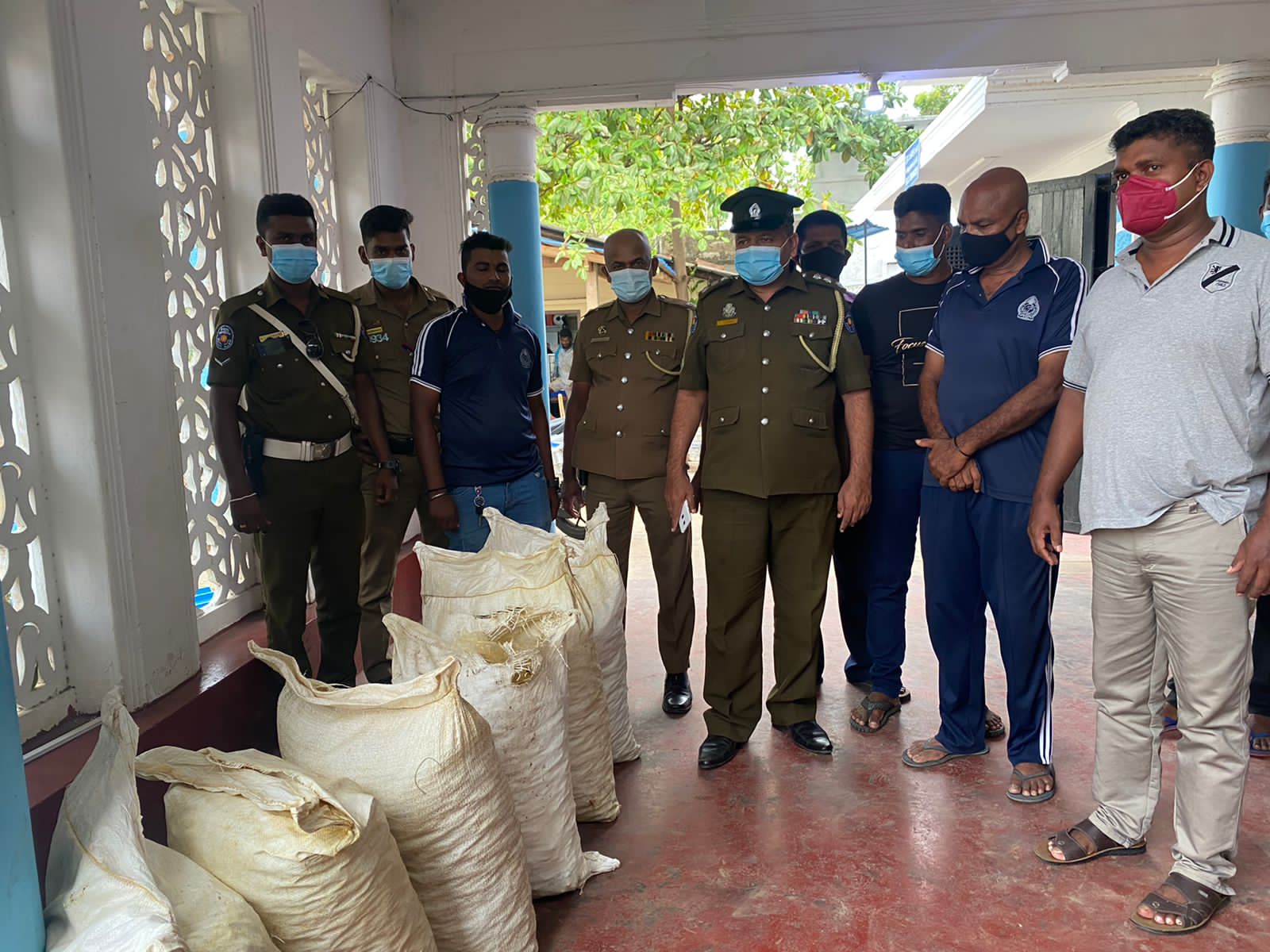 வல்வெட்டித்துறையில் 217 கிலோ கிராம் மஞ்சளை பதுக்கிவைத்திருந்த மூவர் கைது