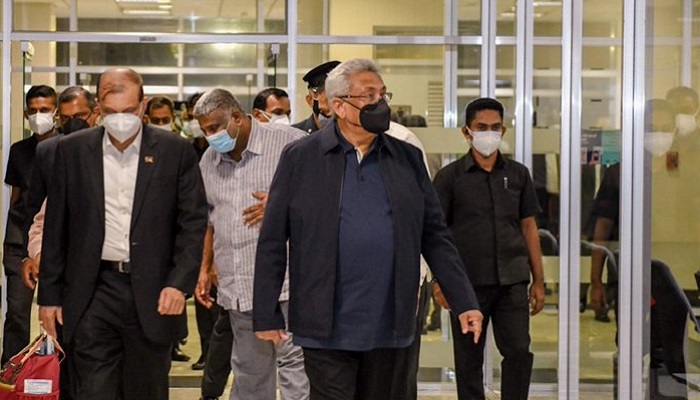 ஐநா காலநிலை மாற்ற மாநாட்டில் கலந்து கொள்வதற்காக புறப்பட்டார் கோட்டா !