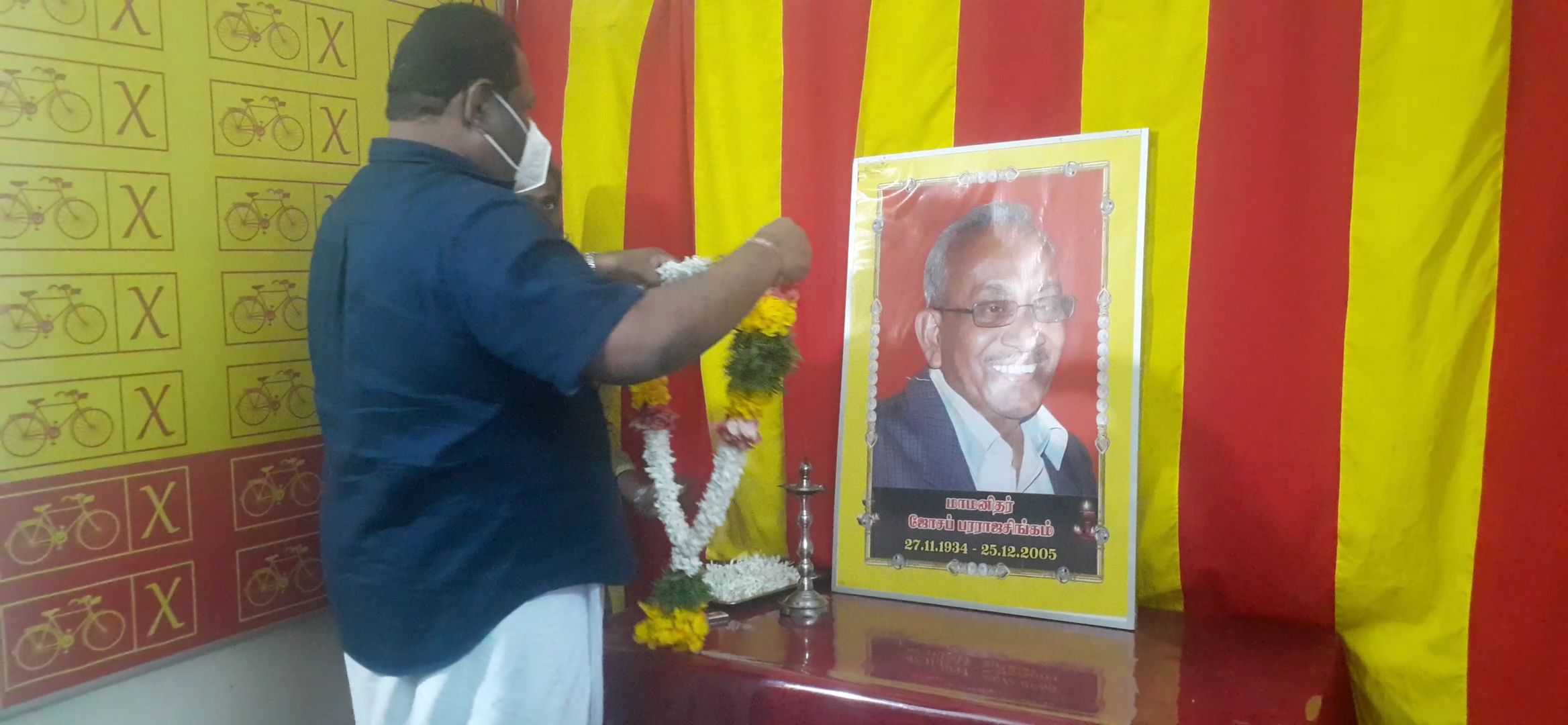 ஜோசப் பரராஜசிங்கத்தின் 16ஆம் ஆண்டு நினைவு தினம் யாழில் அனுஷ்டிப்பு