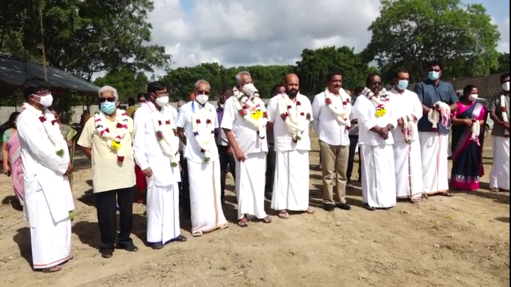 கிளிநொச்சியில் கம்பன் கலைக்கூடத்திற்கான அடிக்கல் நாட்டும் நிகழ்வு