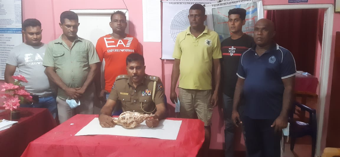 மட்டக்களப்பு கிரானில் வலம்புரி சங்குடன் ஒருவர் கைது!