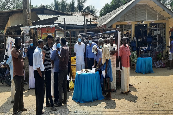 பயங்கரவாத தடைச் சட்டத்திற்கு எதிராக கையெழுத்து திரட்டும் நடவடிக்கை உடுப்பிட்டியில்!