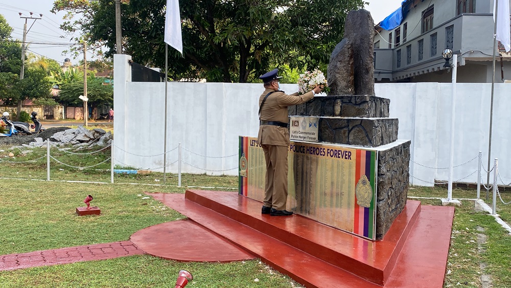 இலங்கை பொலிஸ் திணைக்களத்தின் 158வது தேசிய பொலிஸ் வீரர்கள் தினம் அனுஸ்டிப்பு!