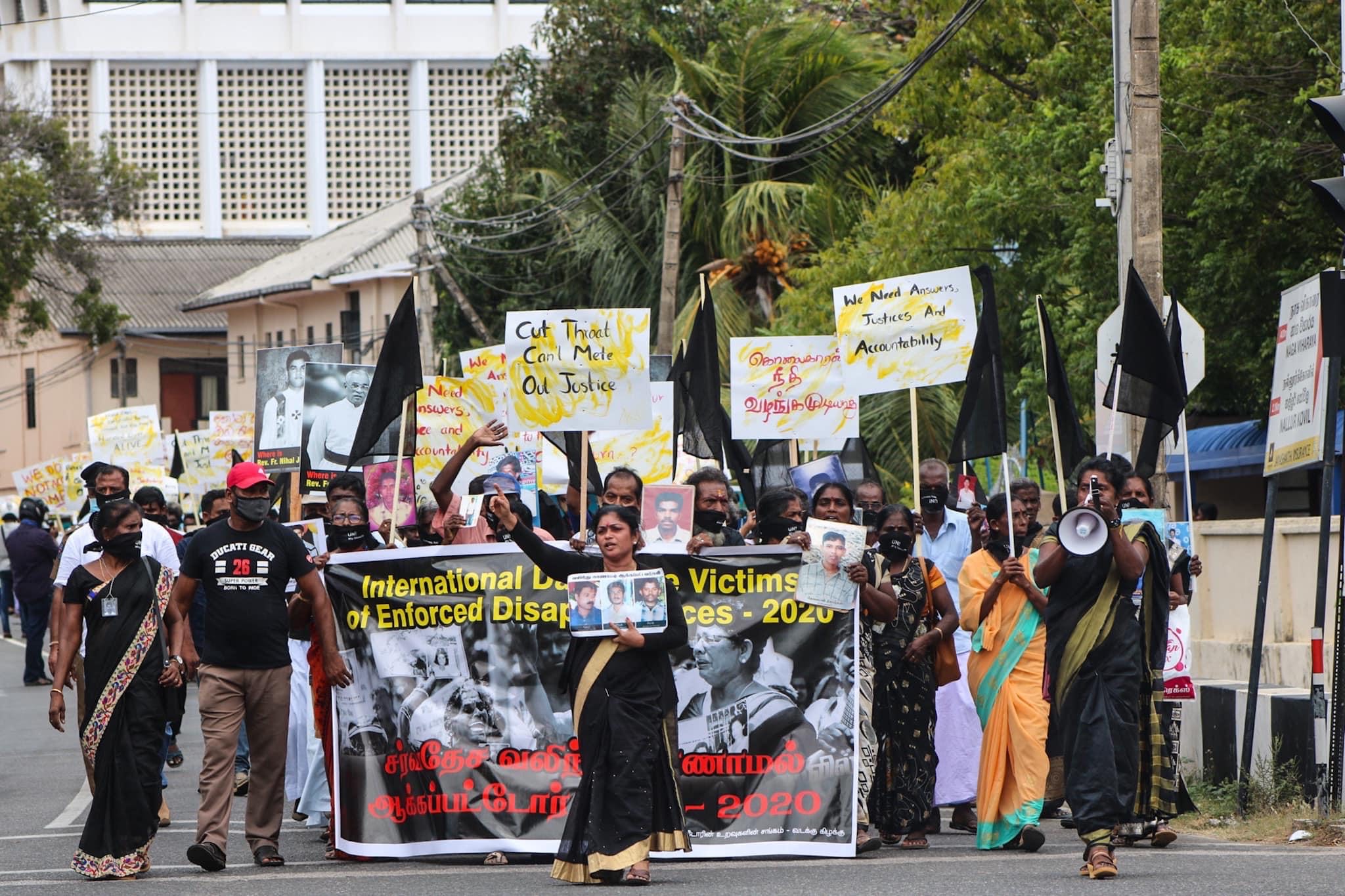 வலிந்து காணாமலாக்கப்பட்ட உறவுகளின் பேரணி பிற்போடப்பட்டுள்ளது !