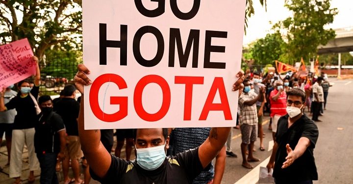 அமெரிக்காவிலுள்ள கோட்டாவின் மகனின் வீட்டுக்கு முன்பாகவும் ஆர்ப்பாட்டம்!