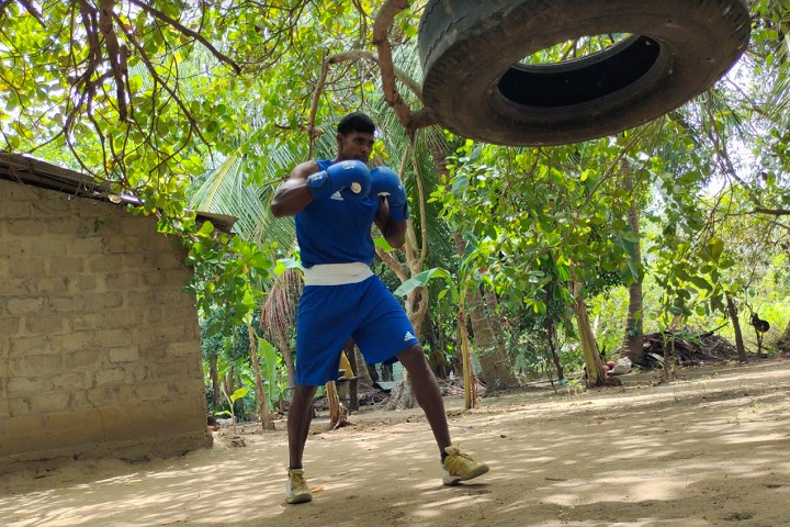 பொதுநலவாய விளையாட்டுத் தொடரில் பங்குபெறும் கிளிநொச்சி வீரர்!