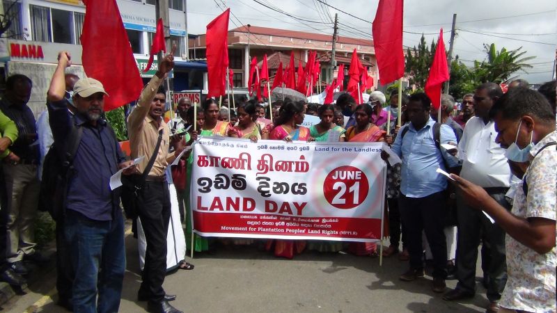 சர்வதேச காணி தினத்தை முன்னிட்டு ஹட்டனில் இன்று ஆர்ப்பாட்டப்பேரணி!