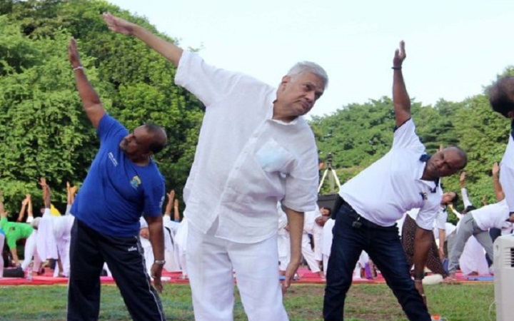 யோகா தின நிகழ்வில் ரணில் பங்கேற்பு!