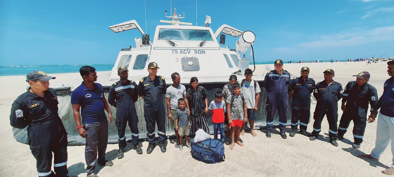 யாழ்ப்பாணம் மற்றும் திருகோணமலையை சேர்ந்த 7 பேர் தமிழகத்தில் தஞ்சம்!