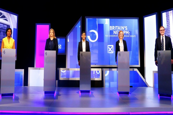 பிரமருக்கான தலைமைத்துவ போட்டியாளர்கள் காரசார விவாதம்!