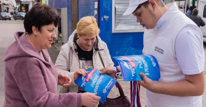 ஆக்கிரமிப்பு உக்ரைன் பகுதிகளை ரஷ்யாவுடன் சேர்ப்பதற்கான வாக்கொடுப்பு ஆரம்பம்!