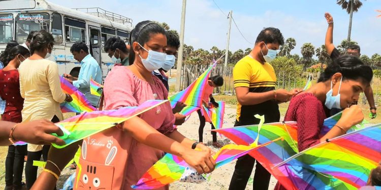 கௌரவமான அரசியல் தீர்வை வலியுறுத்தி கவனஈர்ப்பு!