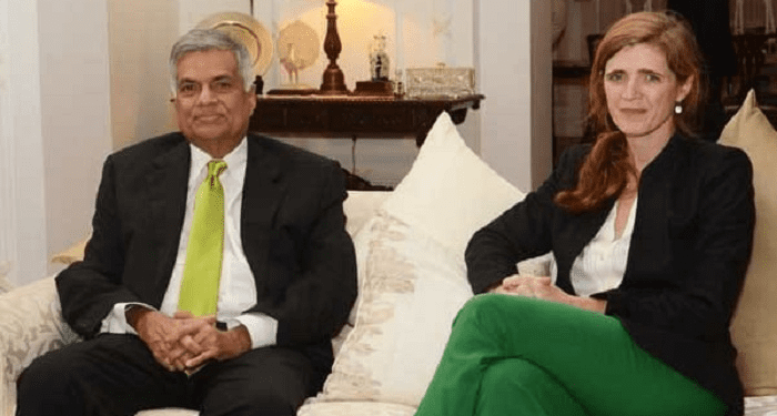 ஜனாதிபதி ரணில் விக்கிரமசிங்கவை சந்தித்தார் சமந்தா பவர்