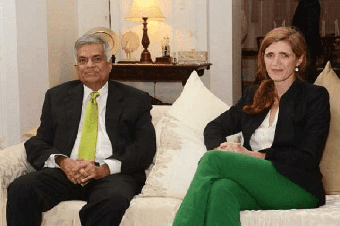 ஜனாதிபதி ரணில் விக்கிரமசிங்கவை சந்தித்தார்  சமந்தா பவர்