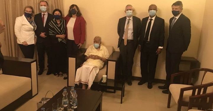 ஐரோப்பிய ஒன்றியத்தின் தூதுக்குழுவிற்கும் கூட்டமைப்பிற்கும் இடையில் சந்திப்பு!