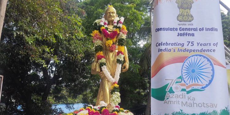 யாழில் மகாத்மா காந்தியின் 153 வது பிறந்த நாள் கொண்டாட்டம்