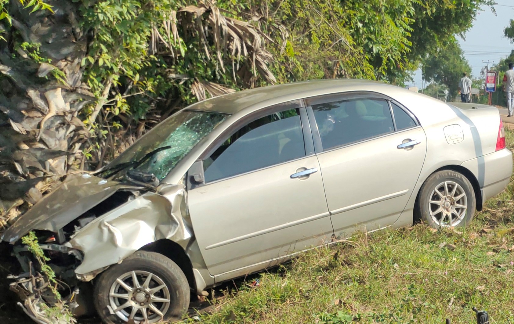 முல்லைத்தீவு முறிகண்டி பகுதியில் விபத்து-இருவர் காயம்