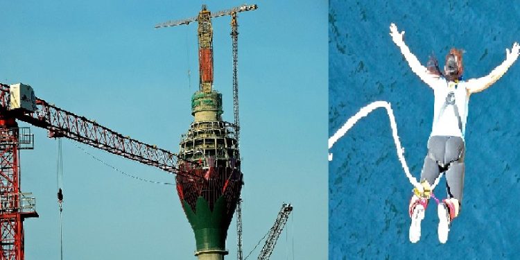 தாமரைக் கோபுரத்தில் இருந்து Bungee jumping விளையாட்டை தொடங்க ஒப்பந்தம் கையெழுத்து!