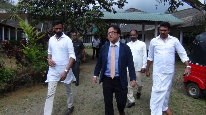 ஜப்பான் தூதுவர் மலையகத்திற்கு விஜயம்!