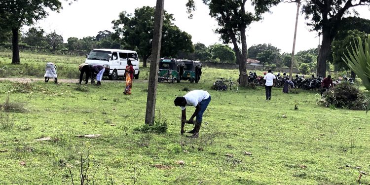 கனகபுரம் மாவீரர் துயிலும் இல்லத்தில் சிரமதானப் பணிகள்