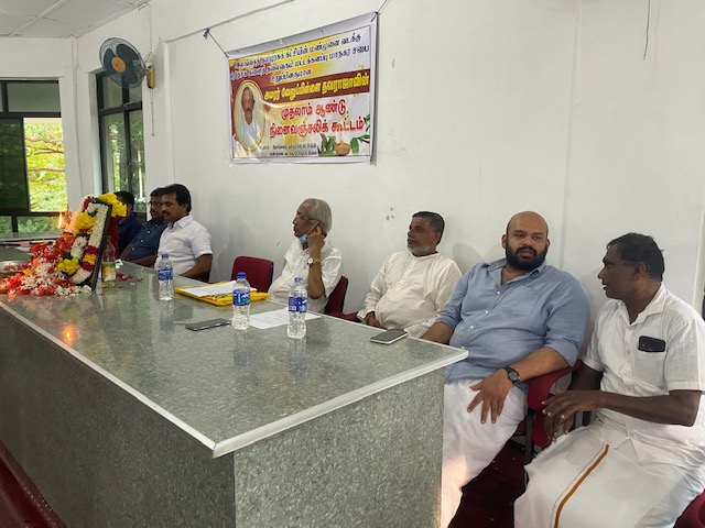 தமிழரசுக்கட்சியின் மத்திய குழு உறுப்பினர்  அமரர் வேலுப்பிள்ளை தவராஜா அவர்களின் முதலாம் ஆண்டு நினைவஞ்சலி