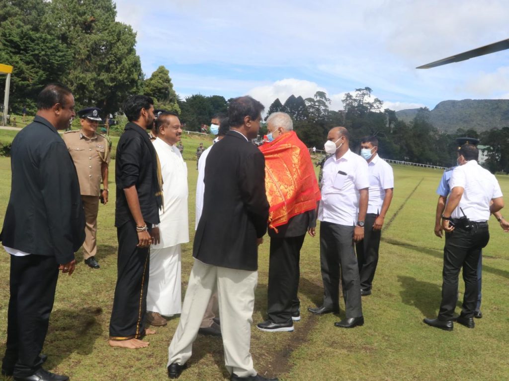 ஜனாதிபதி ரணில் விக்கிரமசிங்க நுவரெலியாவுக்கு விஜயம்!