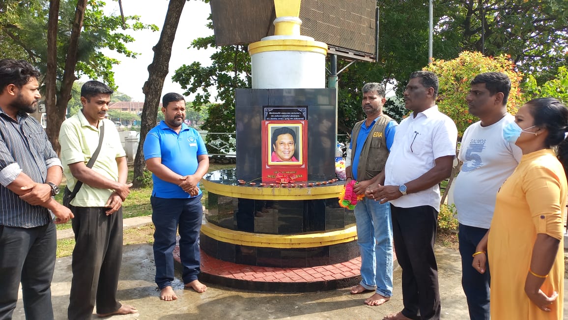 லசந்த விக்ரமதுங்கவின் 14ஆம் ஆண்டு நினைவுதினம் மட்டக்களப்பில் அனுஸ்டிப்பு