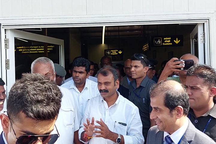 யாழ். வந்தடைந்த இந்திய அரசின் உயர்மட்ட குழுவுக்கு உற்சாக வரவேற்பு!