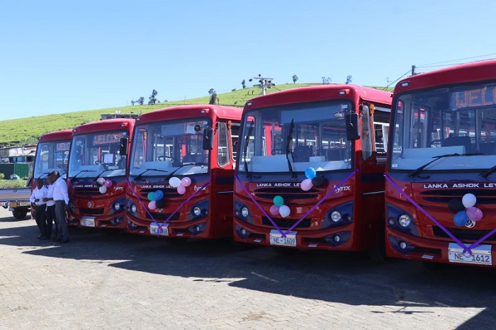 இந்திய அரசாங்கத்தினால் வழங்கப்பட்ட 26 புதிய பேருந்துகள் நுவரெலியாவுக்கு !!