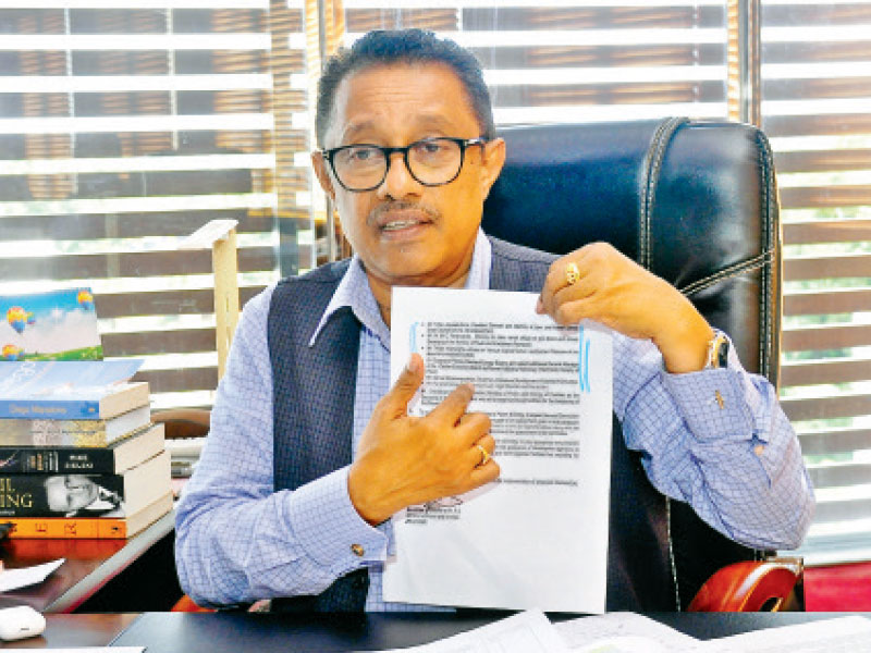 நாடாளுமன்ற  செயலாளர் நாயகத்திற்கு பொது பயன்பாடுகள் ஆணைக்குழுவின் தலைவர் கடிதம்