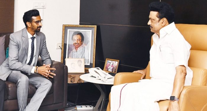 முதல்வர் மு.க. ஸ்டாலினுடன் அமைச்சர் ஜீவன் தொண்டமான் பேச்சு !