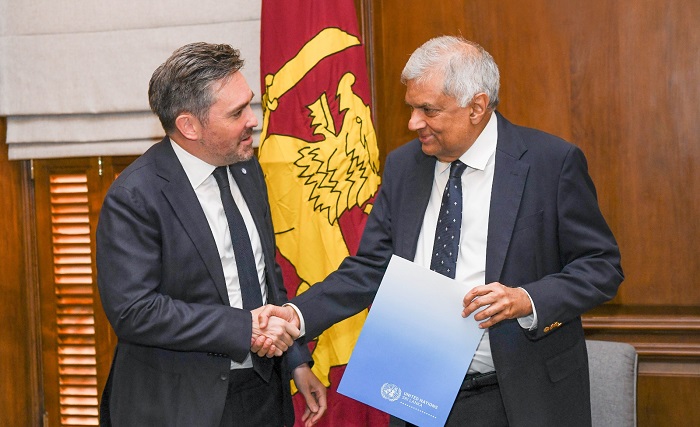 ஐக்கிய நாடுகளின் வதிவிட ஒருங்கிணைப்பாளர், ஜனாதிபதியுடன் சந்திப்பு