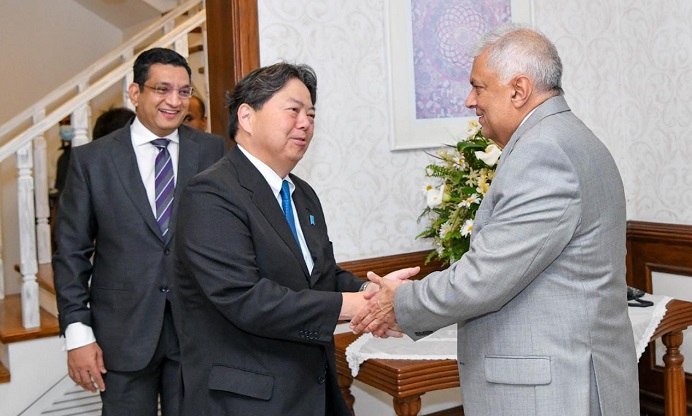 ஜனாதிபதியை சந்தித்தார் ஜப்பான் வெளிவிவகார அமைச்சர்