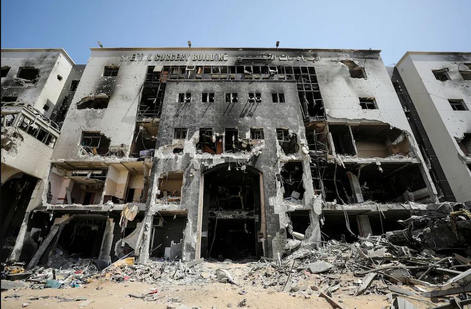 காசாவின் மிகப்பெரிய வைத்தியசாலையை முற்றிலுமாக அழித்த இஸ்ரேல்!