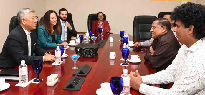 டொனால்ட் லுவை சந்தித்த தேசிய மக்கள் சக்தி பிரதிநிதிகள்!