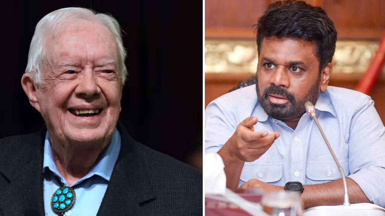 ஜிம்மி கார்டரின் மறைவுக்கு ஜனாதிபதி அநுர இரங்கல்!