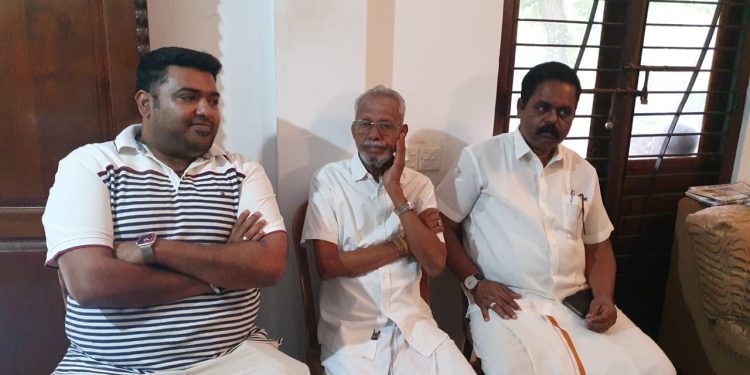 மூத்த தலைவர் மாவை சேனாதிராஜாவின் பூதவுடலுக்கு சி.வி.கே.சிவஞானம் அஞ்சலி!