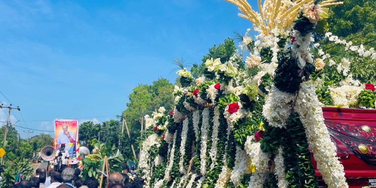 மாவையின் புகழுடல் தீயுடன் சங்கமம்!