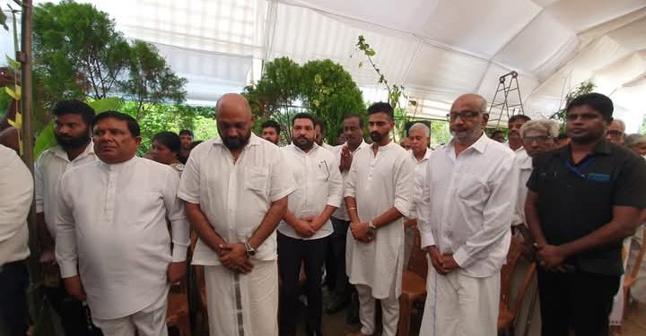 மாவை சேனாதிராஜாவின் பூதவுடலுக்கு ஜீவன் இறுதி அஞ்சலி!