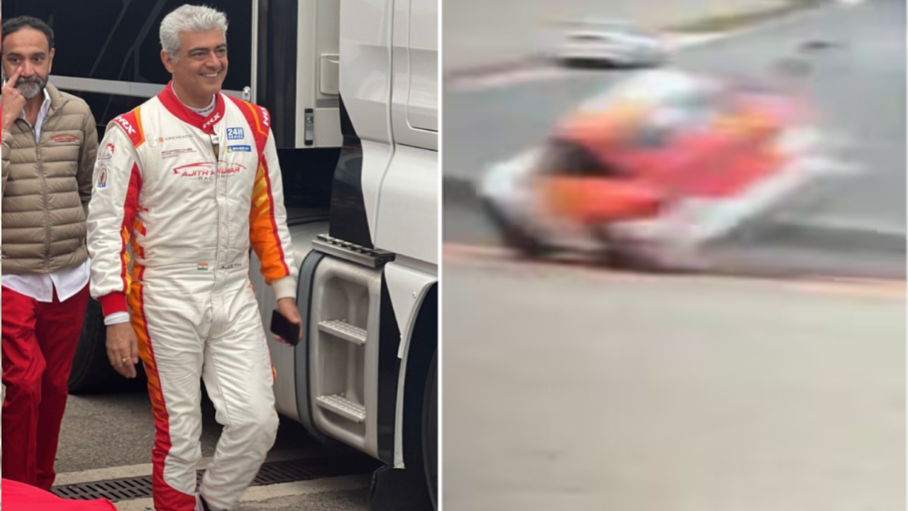 ஸ்பெயின் பந்தயத்தில் மீண்டும் விபத்துக்குள்ளான அஜித்குமார்!