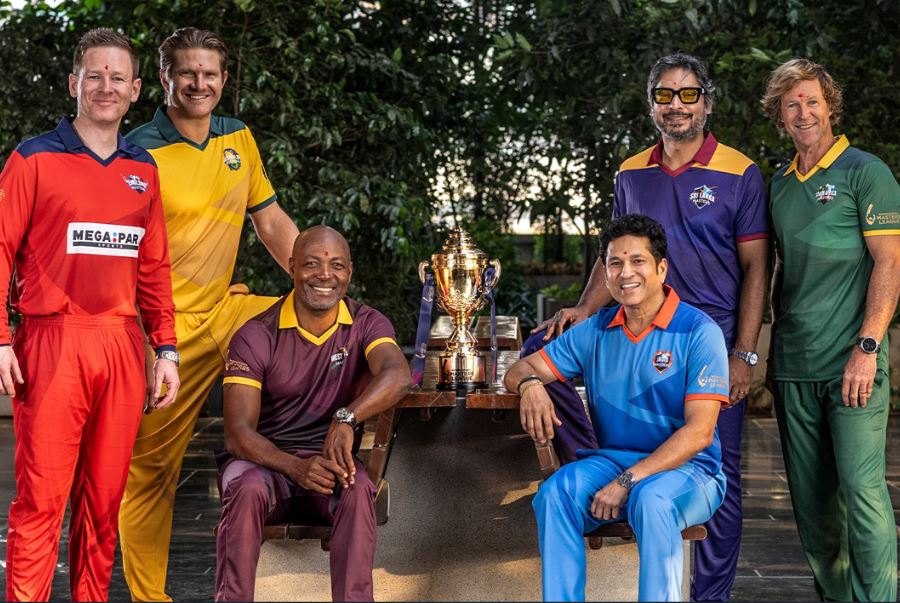 கிரிக்கெட் ஜாம்பவான்கள் மோதும் மாஸ்டர் லீக் போட்டி இன்று – சங்கா VS  டெண்டுல்கர்