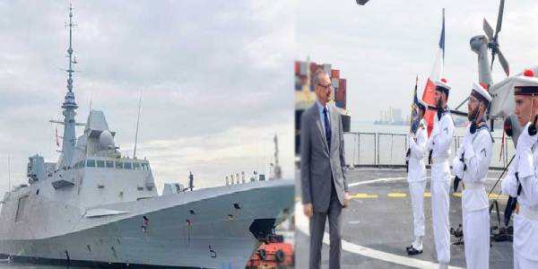 இலங்கை வந்த பிரான்ஸ் கடற்படைக் போர்க் கப்பல்!