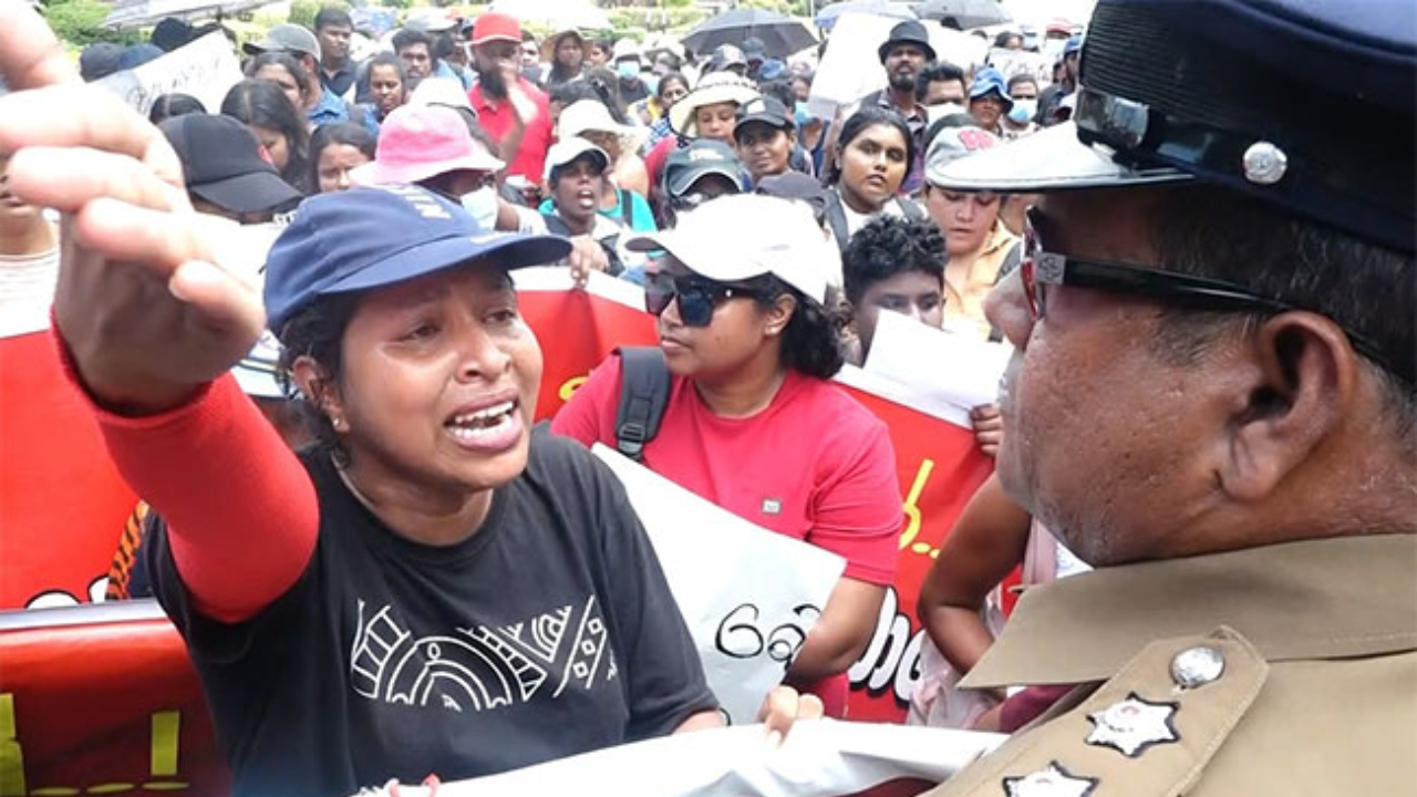 பத்தரமுல்லையில் பதற்றமான நிலை!