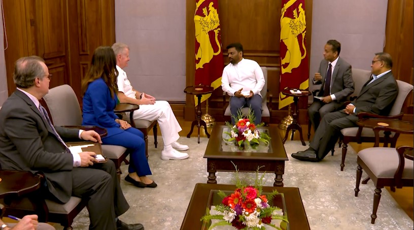 இந்து சமுத்திர வலயத்திற்காக இலங்கை வழங்கும் ஒத்துழைப்புக்கு இந்து-பசுபிக் கட்டளை அதிகாரி பாராட்டு!