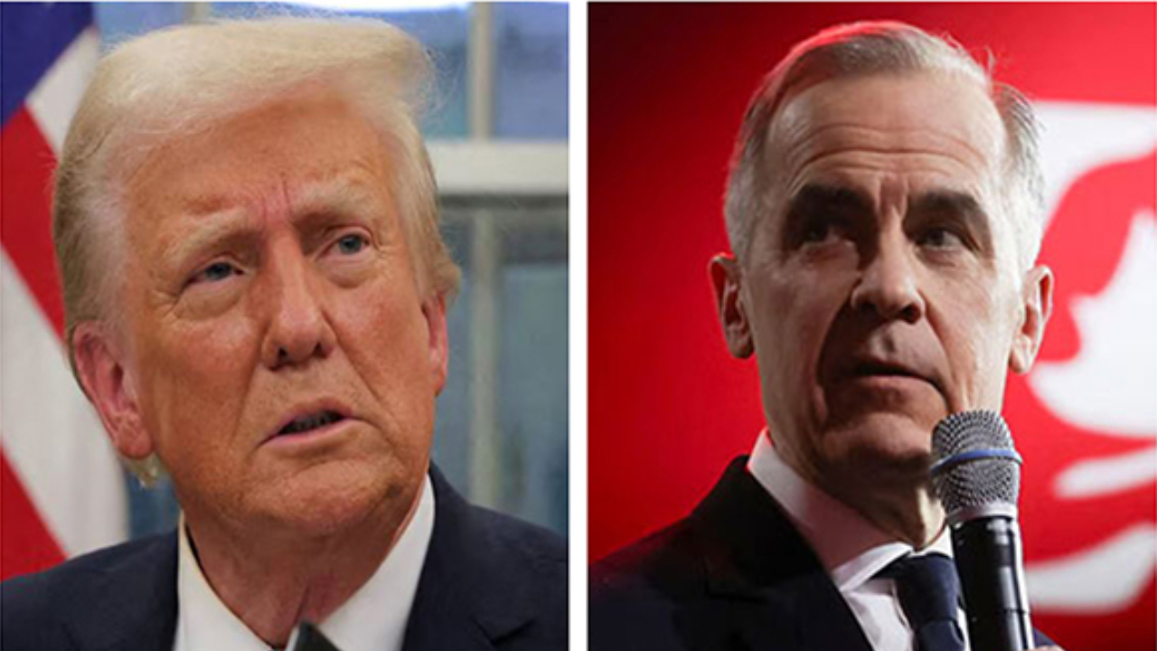 தேர்தல் வெற்றிக்கு கனேடிய பிரதர் கார்னிக்கு ட்ரம்ப் வாழ்த்து!